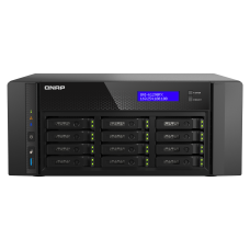 Storage Qnap QAI-h1290FX com 12 baias SSD U.2 NVMe | Dual Port 25 GbE SFP28 | Pronto para IA | ZFS