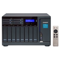 Qnap TVS-1282 | Storage NAS | Tiering | 8 baias 3.5" + 4 baias 2.5" 