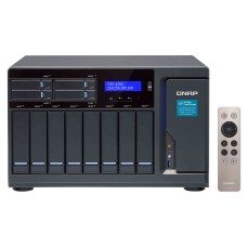 Qnap TVS-1282 | Storage NAS | Tiering | 8 baias 3.5" + 4 baias 2.5" 