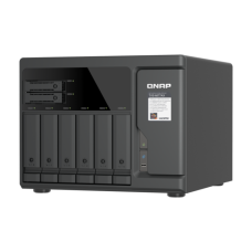 Qnap TVS-h877AX | AMD Ryzen| DDR5 | Storage NAS Hibrido | Tiering | ZFS | 6 baias 3.5" e 2 baias 2.5" Qnap TVS-h877AX | AMD Ryzen| DDR5 | Storage NAS Hibrido | Tiering | ZFS | 6 baias 3.5" e 2 baias 2.5"