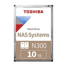 HD Toshiba de 10 TB - N300 NAS de 3.5" -HDWG11AXZSTA-  SATA3 - 7200 RPM - 256 Mb cache  